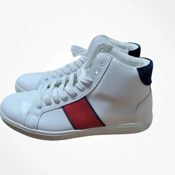 ALDO Men's White High-Top Sneakers, Size 10 - Picture 2 of 5